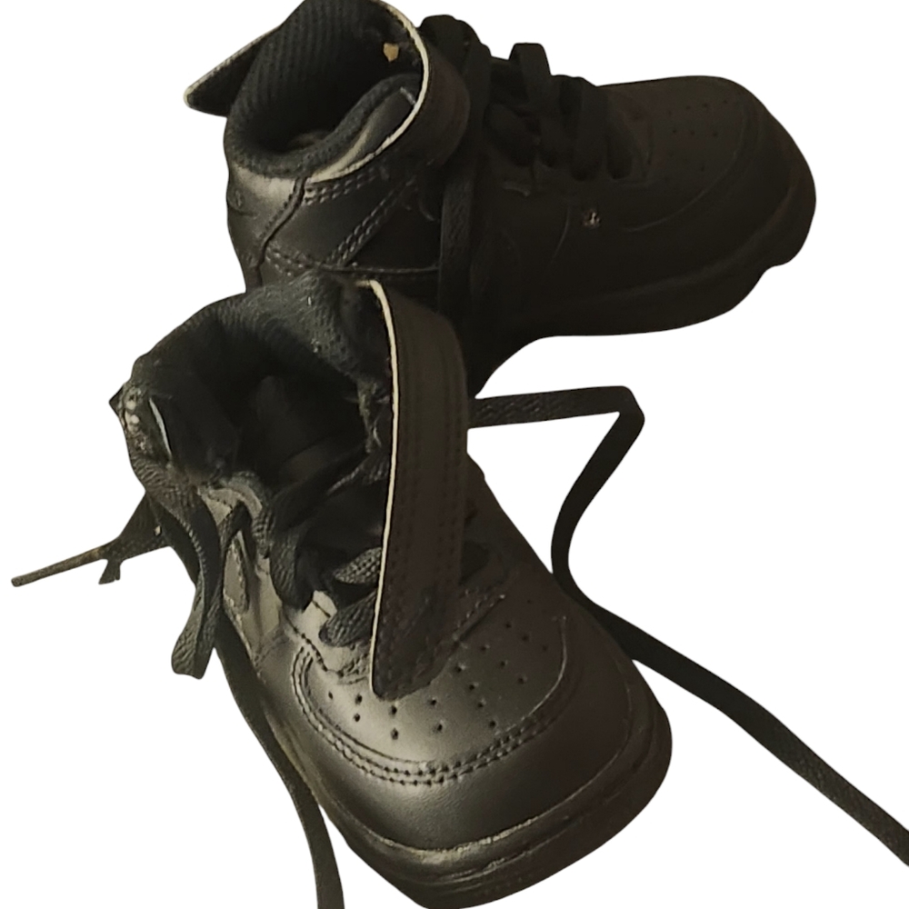 Nike Air Force 1's Hightop Black 4C - Picture 2 of 8